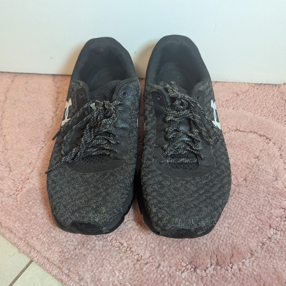 Under Armour Black Knit Running Shoes